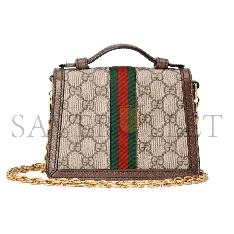 GUCCI OPHIDIA MINI TOP HANDLE BAG 696180 (17.5*13*6cm) GUCCI OPHIDIA MINI TOP HANDLE BAG 696180 (17.5*13*6cm)